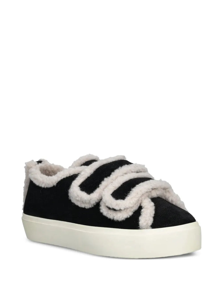 Chanel Shearling Strap Sneakers – Negro/Blanco - Calzado de mujer y hombre