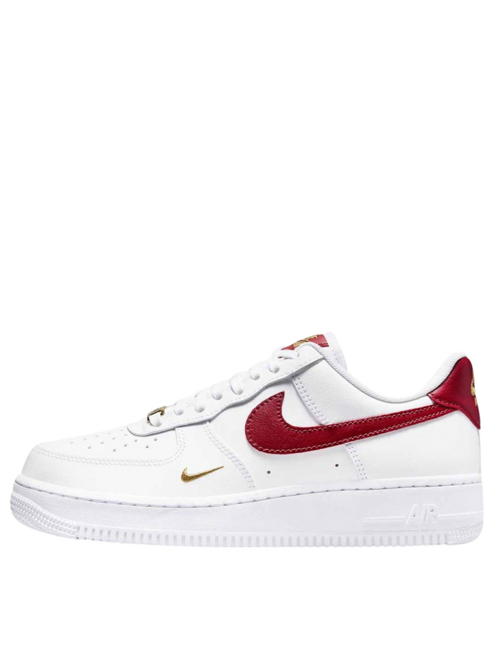 N370O Nike Air Force 1 07 Bajo Essential Blanco Gimnasio Rojo para Hombre y Mujer - Calzado de mujer y hombre
