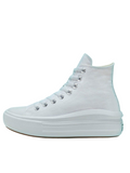 N373O Converse Chuck Taylor Move Ivory en Plataforma de Piel - Calzado de mujer y hombre