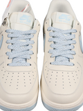 Nike Air Force 1 07 Low Keep Fresh Beige Blue Silver Azul Plata