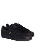 N370O TENIS SUPERSTAR CONCHA NEGRO GAMUZA NEW YORK - Calzado de mujer y hombre