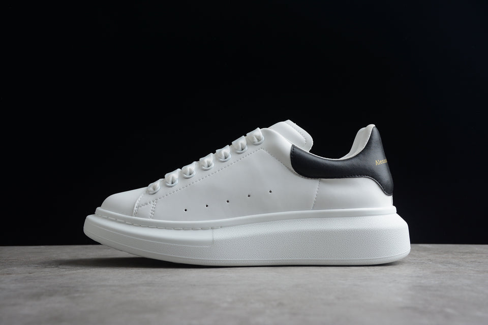(G5) Alexander McQueen tenis bajos Oversize Talon Piel Negro - Calzado de mujer y hombre