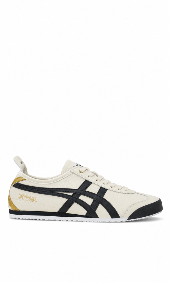 Onitsuka Tiger tenis Mexico 66 Cream/Black/Gold - Calzado de mujer y hombre