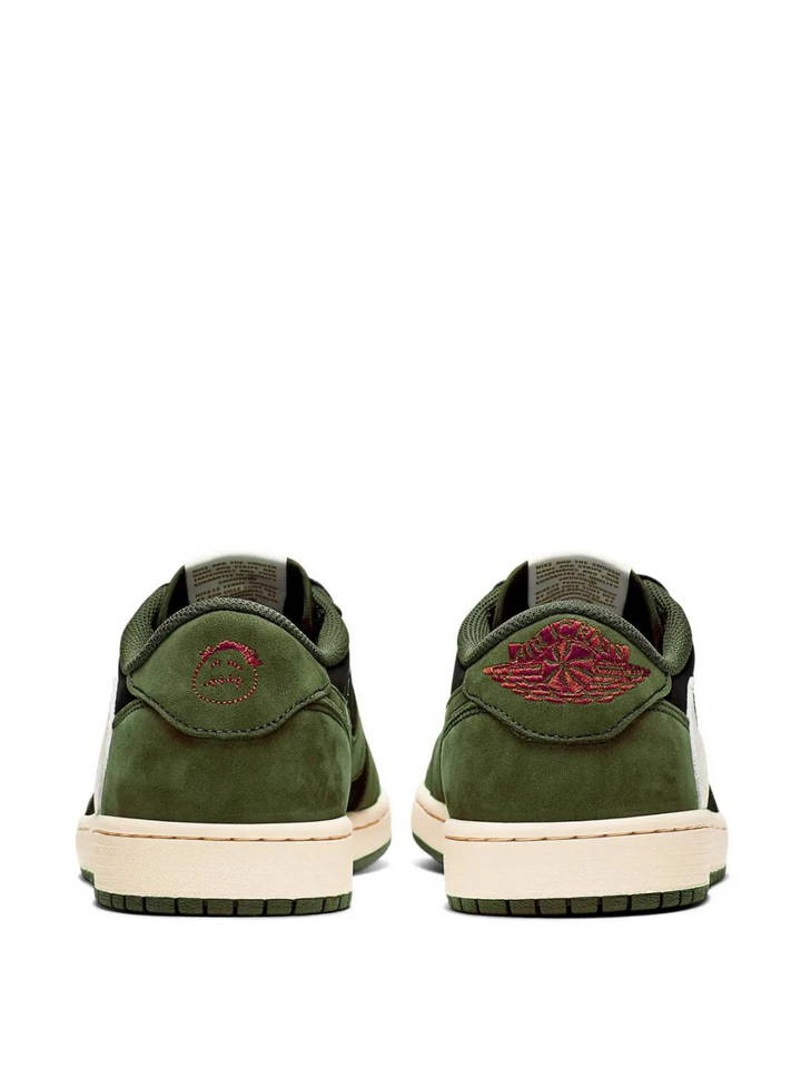 Travis Scott x Air Jordan 1 Low OG Black Olive Verde Negro