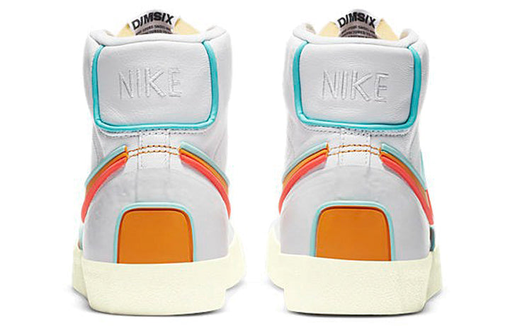 N370O NIKE BLAZER MID 77 INFINITE WHITE KUMQUAT CRIMSON - Calzado de mujer y hombre