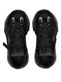 DOLCE&GABBANA AIRMASTER LOGO COMBO SNEAKERS IN BLACK