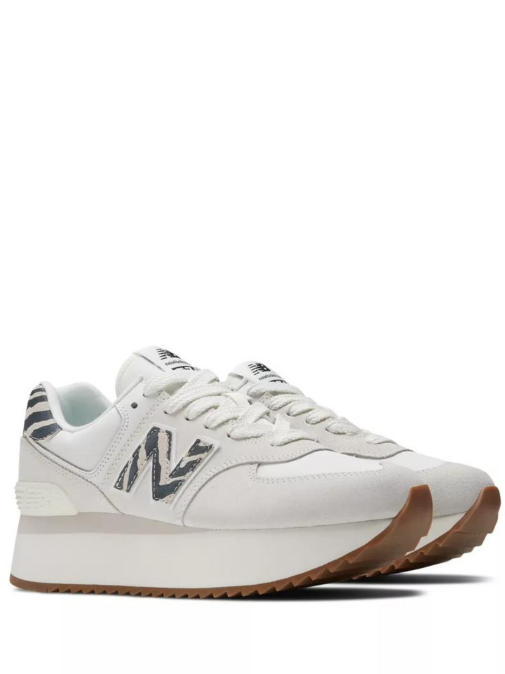 Tenis de Mujer New Balance 574 + Beige Tigger - Calzado de mujer y hombre