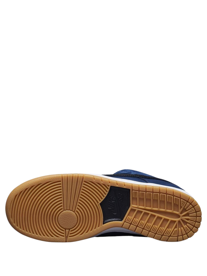 NIKE SB DUNK LOW DARK NAVY BLUE BLACK GUM
