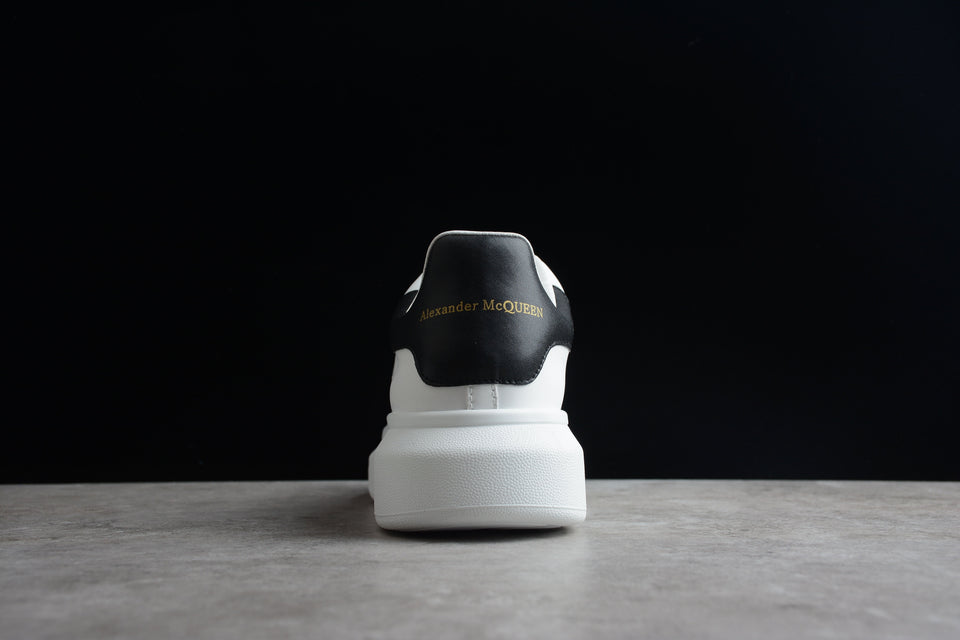 (G5) Alexander McQueen tenis bajos Oversize Talon Piel Negro - Calzado de mujer y hombre