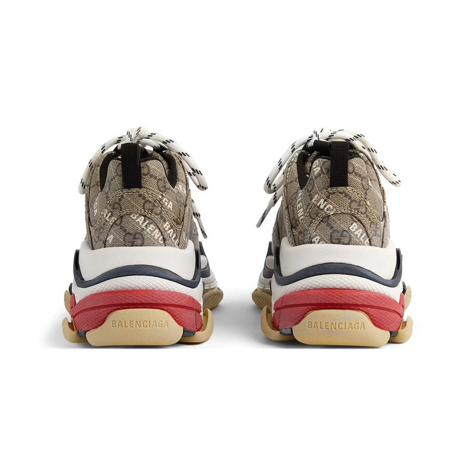 N372O BALENCIAGA Gucci x Balenciaga The Hacker Project Triple S Beige (W) - Calzado de mujer y hombre