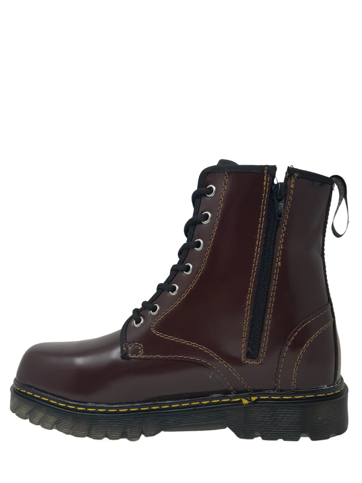 Capriural 860H Piel Oscaria Vino botas tipo dr martens bota de hombre