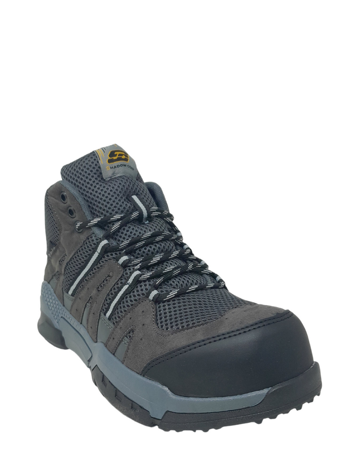 Shadow 2008 Gris Oxford Tenis Bota De Trabajo Industrial Seguridad Casquillo Hombre