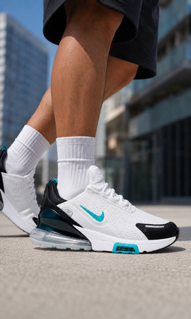 Nike Air Max 270 Premium en la combinación de colores blanco y "Dusty Cactus" - Calzado de mujer y hombre