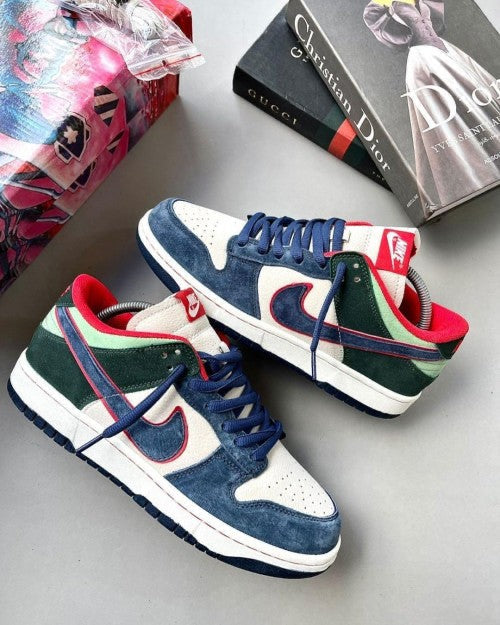 NIKE SB DUNK LOW GREENBACK VERDE GRIS AZUL
