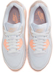 N370O Nike Air Max 90 NIKE WOMENS AIR MAX 90 WHITE BARELY ROSE CT1030-101 - Calzado de mujer y hombre