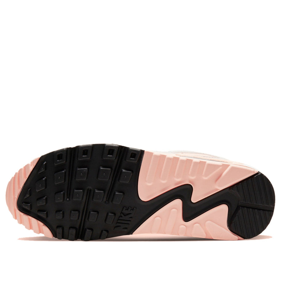 N370O Nike Air Max 90 NIKE WOMENS AIR MAX 90 WHITE BARELY ROSE CT1030-101 - Calzado de mujer y hombre