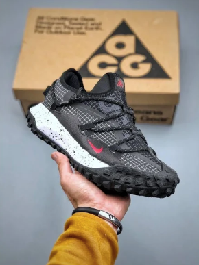 N372O Nike ACG Mountain Fly Low GTX SE negro rojo Goretex - Calzado de mujer y hombre