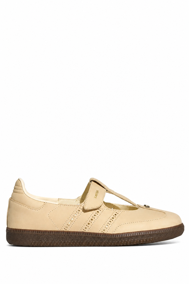 adidas Samba Jane Black Crystal Sand piel nude (para mujer) - Calzado de mujer y hombre