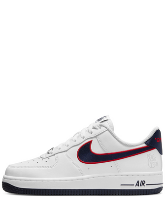 AIR FORCE 1 LOW WMNS "Houston Comets Four-Peat" Blanco Azul Marino Rojo