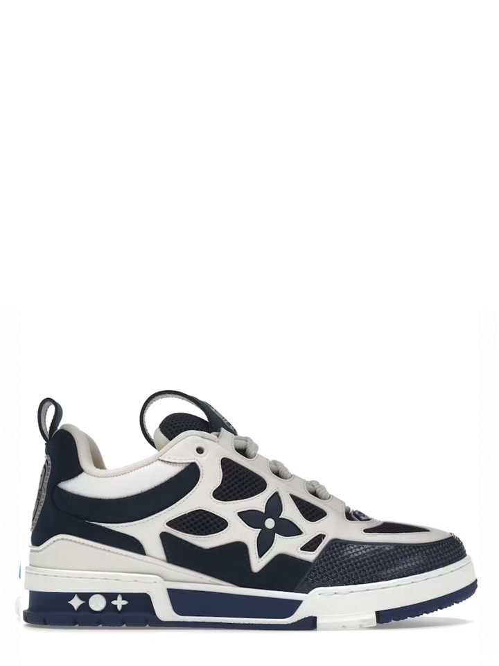 Louis Vuitton LV Skate Sneaker en blanco y azul marino - Calzado de mujer y hombre