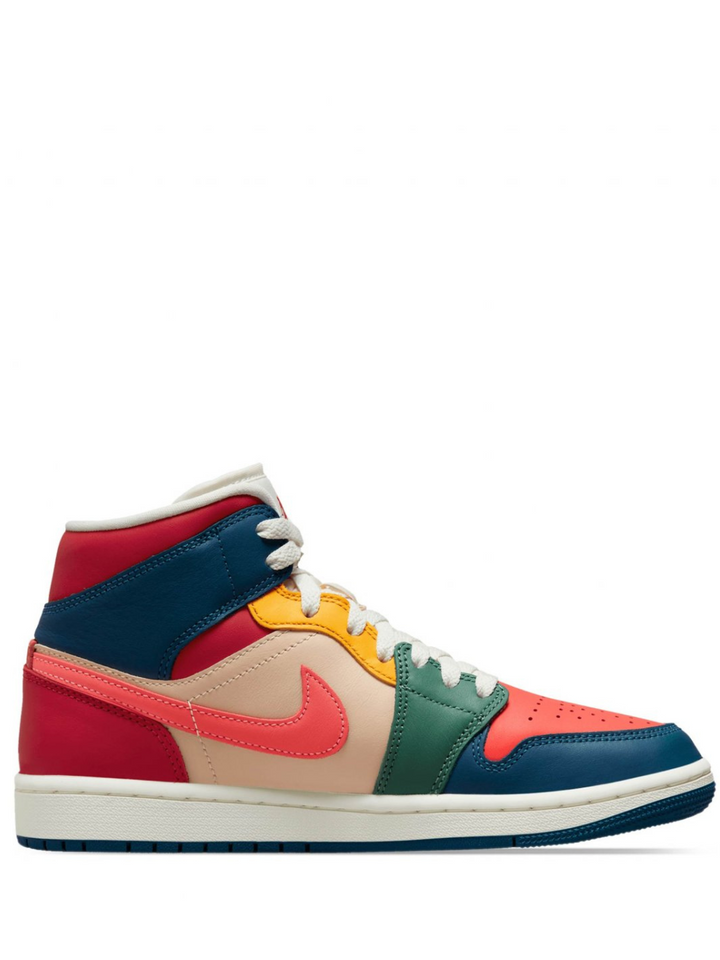 Tenis Air Jordan 1 Mid Se Multicolor
