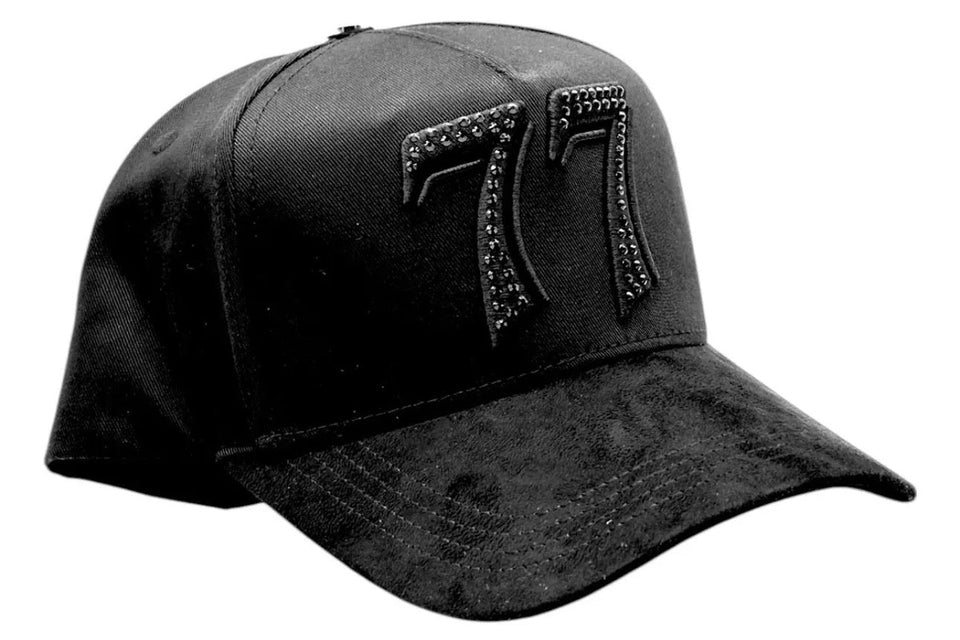 Gorra El Barbas Hats Drop 77 Limitada 100% Negro Unitalla