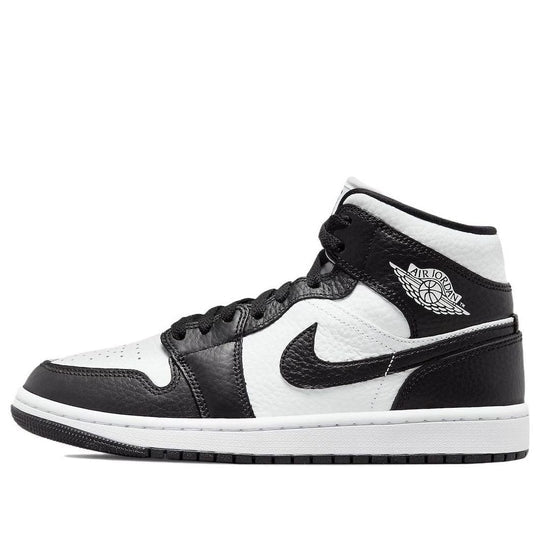 Nike Air Jordan 1 Mid SE Homage Black White Split Shoes