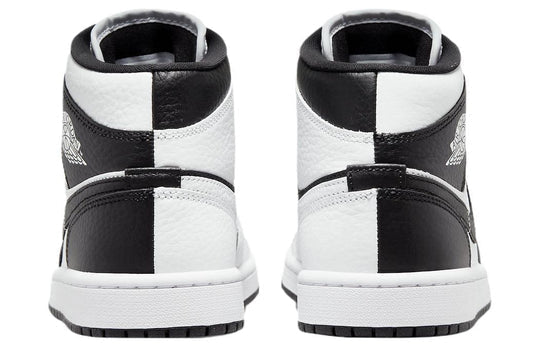 Nike Air Jordan 1 Mid SE Homage Black White Split Shoes