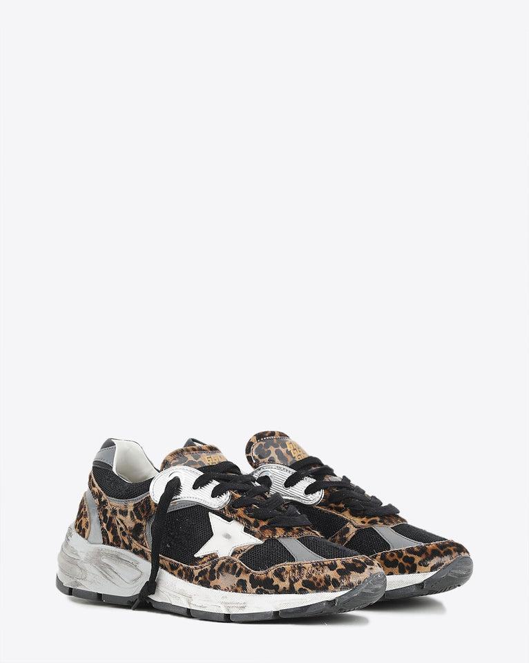 Golden Goose Femme Sneakers Running Dad – Leo Black - Calzado de mujer y hombre