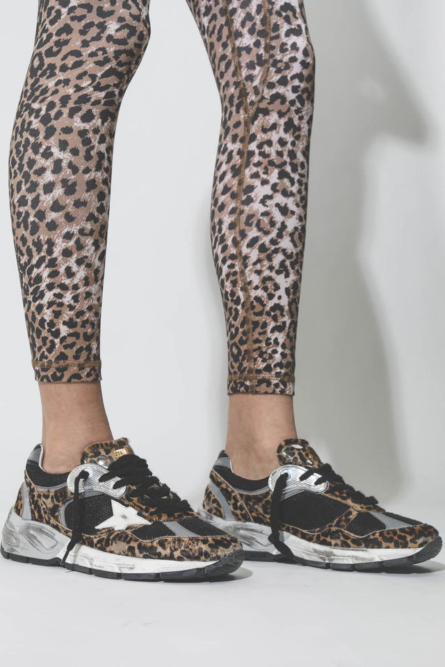 Golden Goose Femme Sneakers Running Dad – Leo Black - Calzado de mujer y hombre