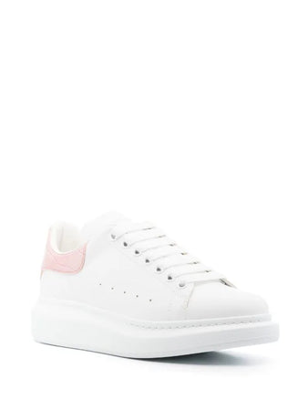 Alexander McQueen tenis oversize talón rosa drilo