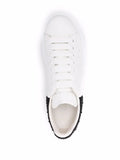 Alexander McQueen blanco brillos negro