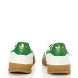 GUCCI X ADIDAS Suede Demetra Rubber Mens Gazelle Sneakers 12 Oatmeal White New Shamarock Hibiscus Red