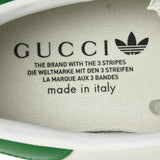 GUCCI X ADIDAS Suede Demetra Rubber Mens Gazelle Sneakers 12 Oatmeal White New Shamarock Hibiscus Red
