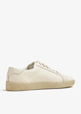 Saint Laurent Court Classic SL/06 Embroidered Canvas Sneakers - Calzado de mujer y hombre