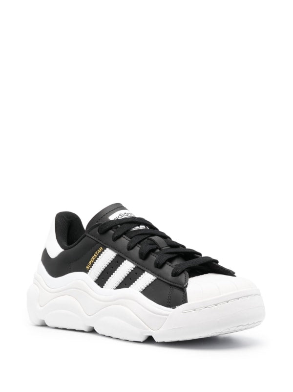 adidas Superstar chunky-sole leather sneakers