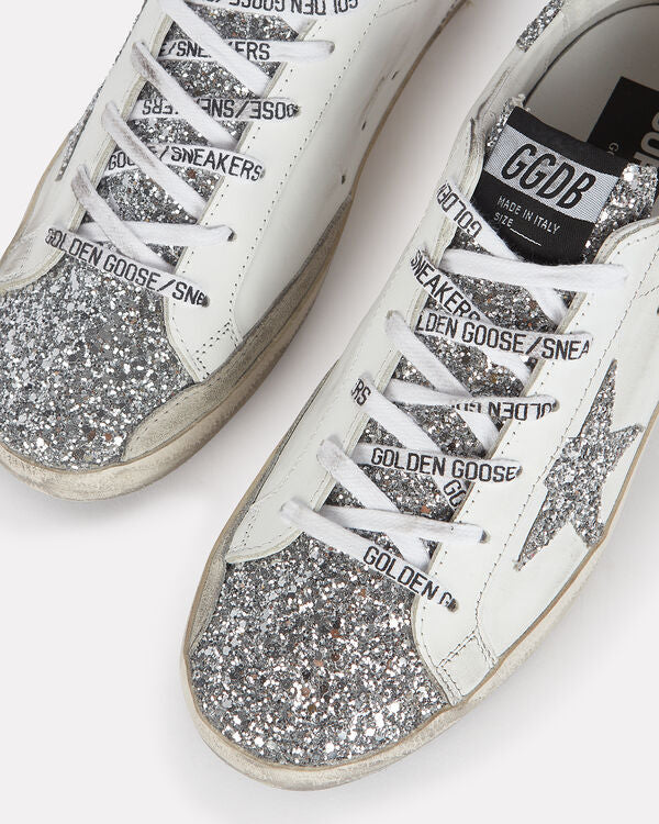 GOLDEN GOOSE Super-star White Gray