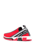 Dolce & Gabbana tenis con logo rojo