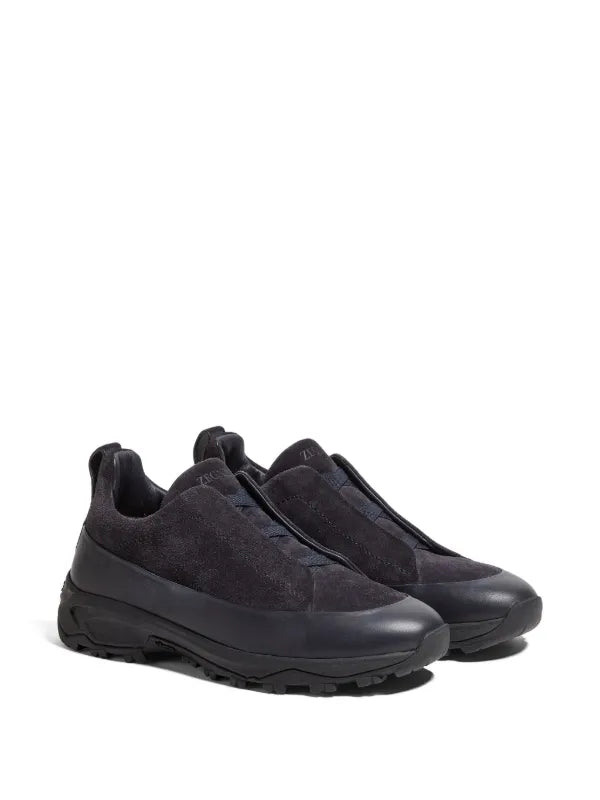 Zegna tenis Triple Stitch™ Monte de piel y gamuza - Calzado de mujer y hombre