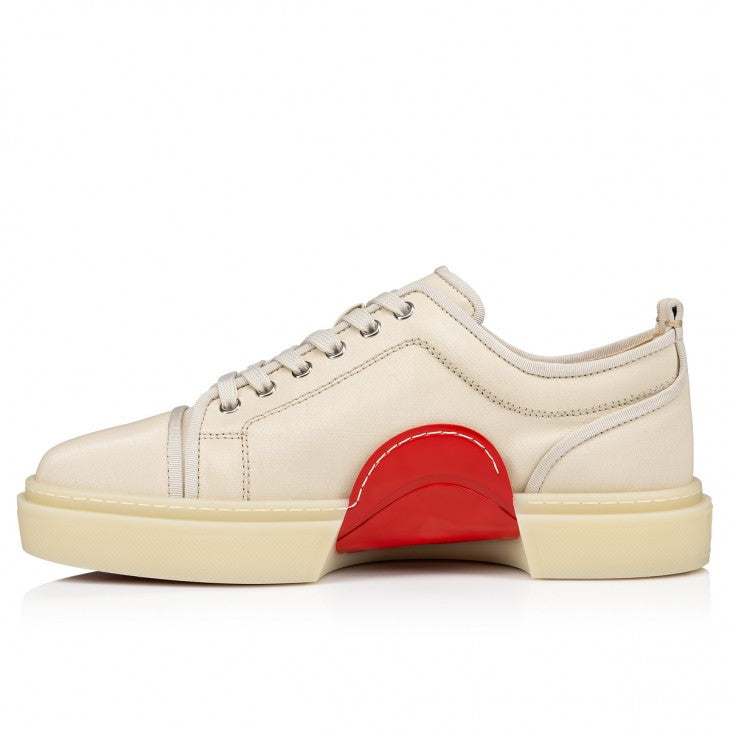Christian Louboutin Adolon Junior Sneakers - Coated canva - Natural