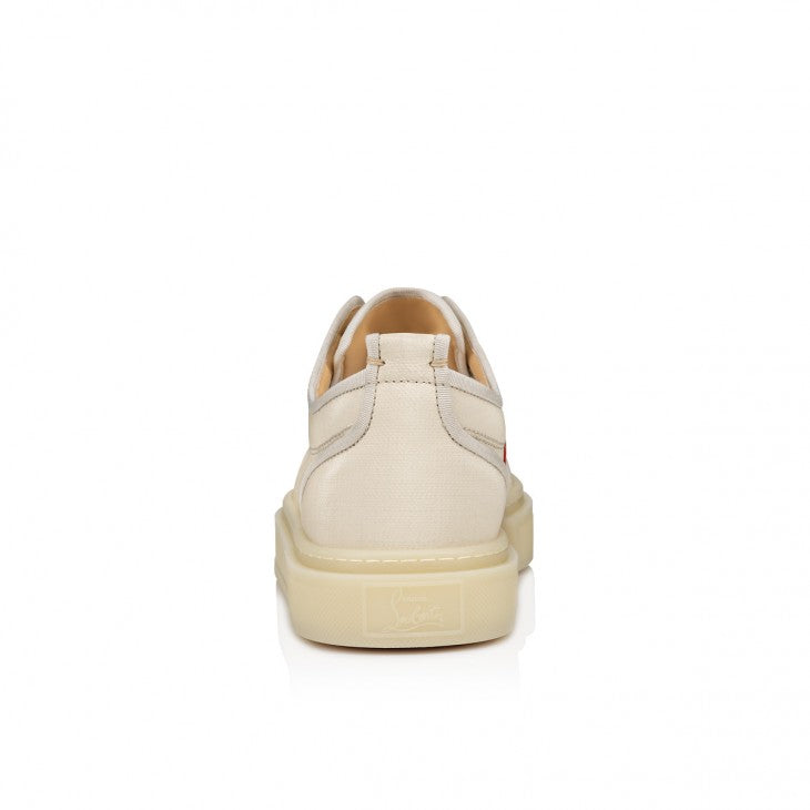 Christian Louboutin Adolon Junior Sneakers - Coated canva - Natural