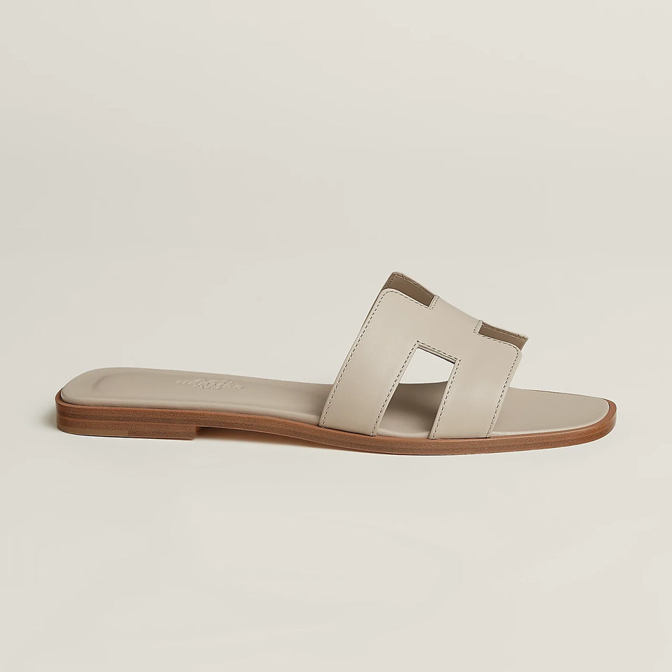 Hermes Sandalias Oran beige
