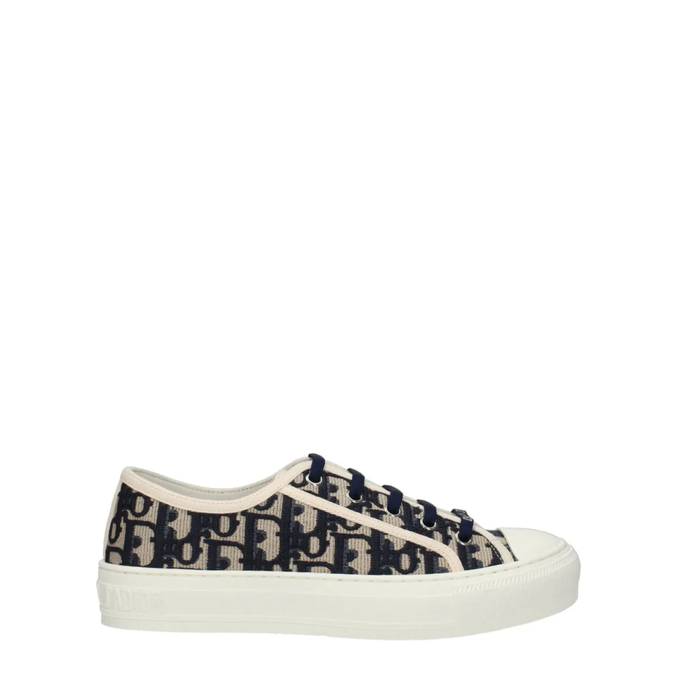 Christian Dior Sneakers Women Fabric blue - Calzado de mujer y hombre