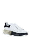 Alexander McQueen Oversized sneakers suela, transparente, negro, transparente, piel, genuina - Calzado de mujer y hombre