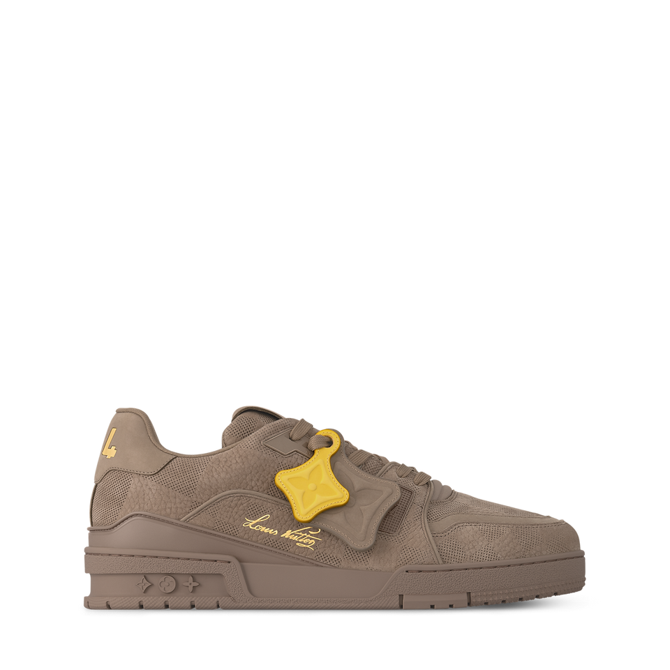 Tenis LV Trainer piel de becerro nobuk