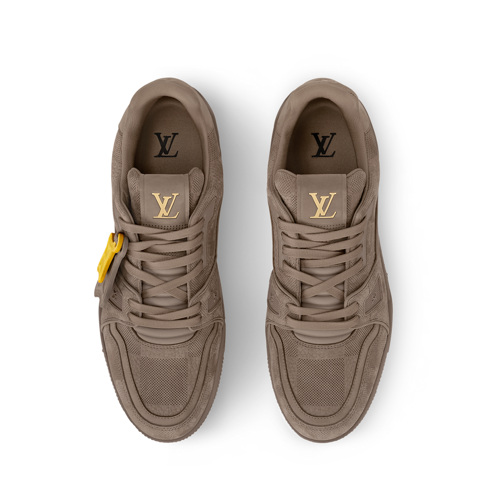 Tenis LV Trainer piel de becerro nobuk