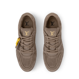 Tenis LV Trainer piel de becerro nobuk