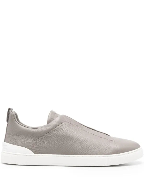 Zegna Triple Stitch sneakers gris claro - Calzado de mujer y hombre