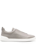 Zegna Triple Stitch sneakers gris claro - Calzado de mujer y hombre