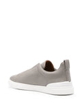 Zegna Triple Stitch sneakers gris claro - Calzado de mujer y hombre